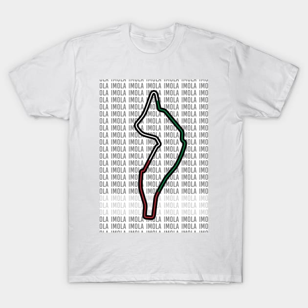 Imola - F1 Track T-Shirt by GreazyL